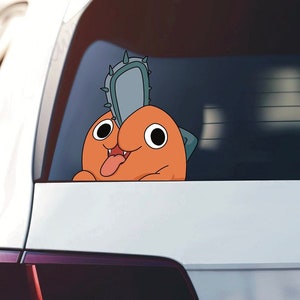 Devil Dog Peeker Sticker
