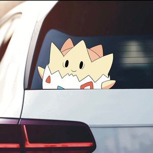 Anime Peeking Sticker Bumper Window Vinyl Decal Anime Stickers Lover