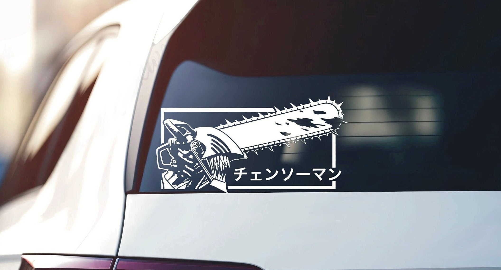 Power Chainsaw Man Anime Weatherproof Sticker 6 Car Decal