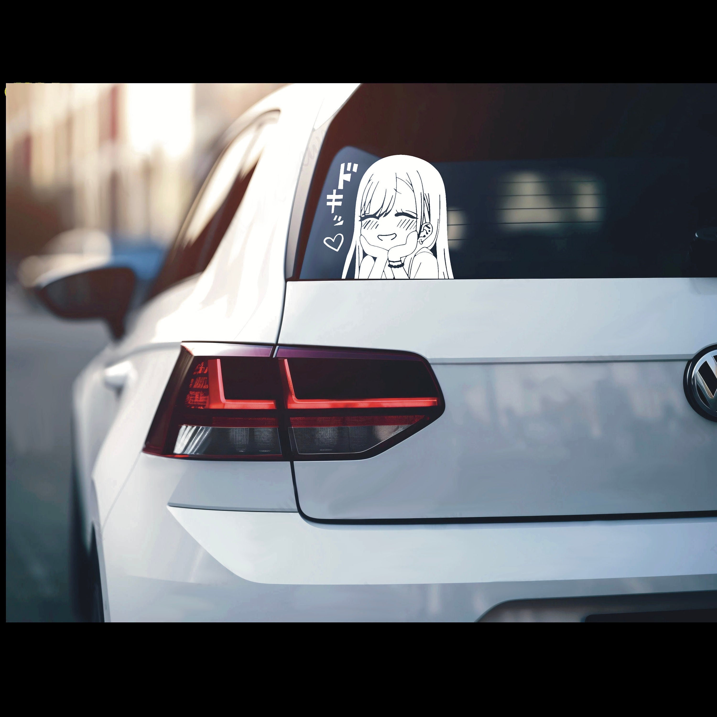 Cute Japanese Anime Girl Vinyl Decal - Etsy