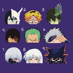 Anime Peeker Sticker Decals