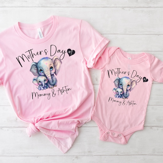 First Mother s Day Shirts Our First Mothers Day Matching Shirts Set Personalized Name First Mothers Day Mother s Day Gift Etsy