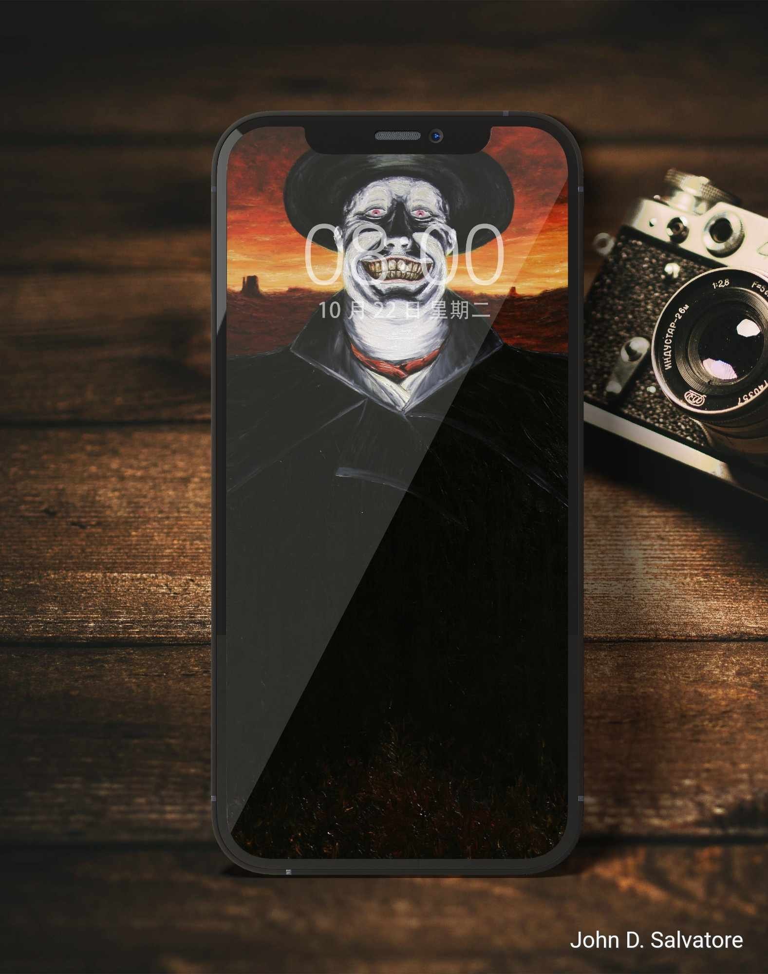 Judge Holden Portrait Blood Meridian Horror Goth Printable Art Deco