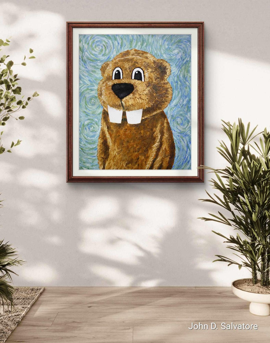 Hundreds of Beavers Film Portrait | Funny Impressionist Art (digital ...