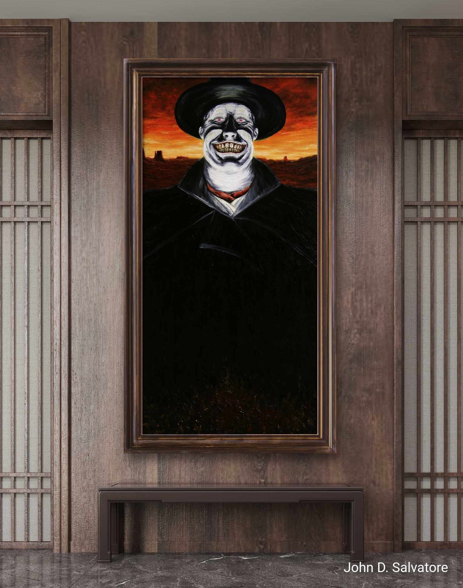 Judge Holden Portrait Blood Meridian Horror Goth Printable Art Deco