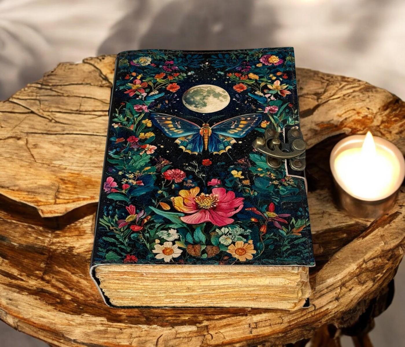 Butterfly Leather Journal Beautiful Impression Birthday Gifts Notebook ...