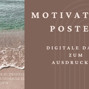 Motivation poster, poster, sea, saying