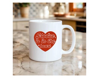 Groove Is In The Heart Coffee Mug | 90s Music Gift