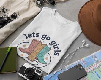 Lets Go Girls, T-shirt, Hen Party Tee, Bridal Party