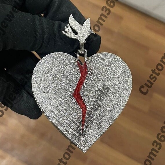 Broken Heart Diamond Tster Passing Moissanite Cubic Zirconia