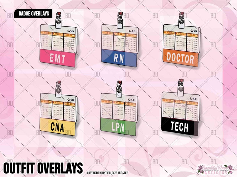 Image illustrating multiple overlay badge options.