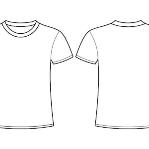 Peut inclure: Un t-shirt blanc à manches courtes et col rond.