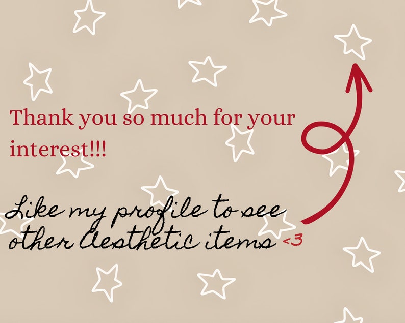 K&ouml;nnte beinhalten: Vielen Dank f&uuml;r Ihr Interesse!!! Schauen Sie sich mein Profil an, um weitere &auml;sthetische Artikel zu sehen <3