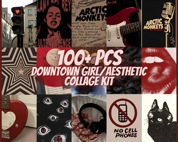 100 Downtown Girl Aesthetic Collage Kit Y2k Aesthetic Downtown Girl Grunge  Aesthetic Downtown Girl Posters Aesthetic Room Decor 