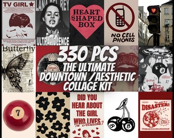 Lot De 100 Autocollants Y2K Grunge – Style Années 2000, Vinyle Imperméable, Pour Déco Bouteille, Laptop, Skate…