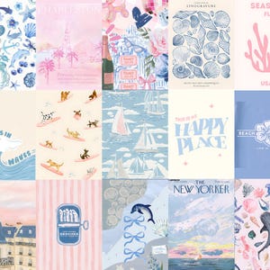 Coastal Granddaughter Aesthetic Collage Kit, 80 Prints (Digital Download) bild 4