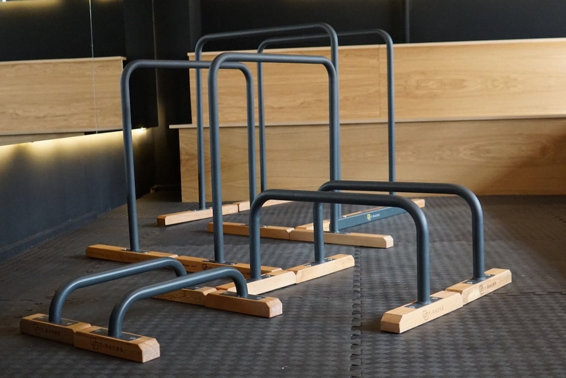 Premium Parallette Set Gymnastics Equipment Parallel Bars Dips Bars