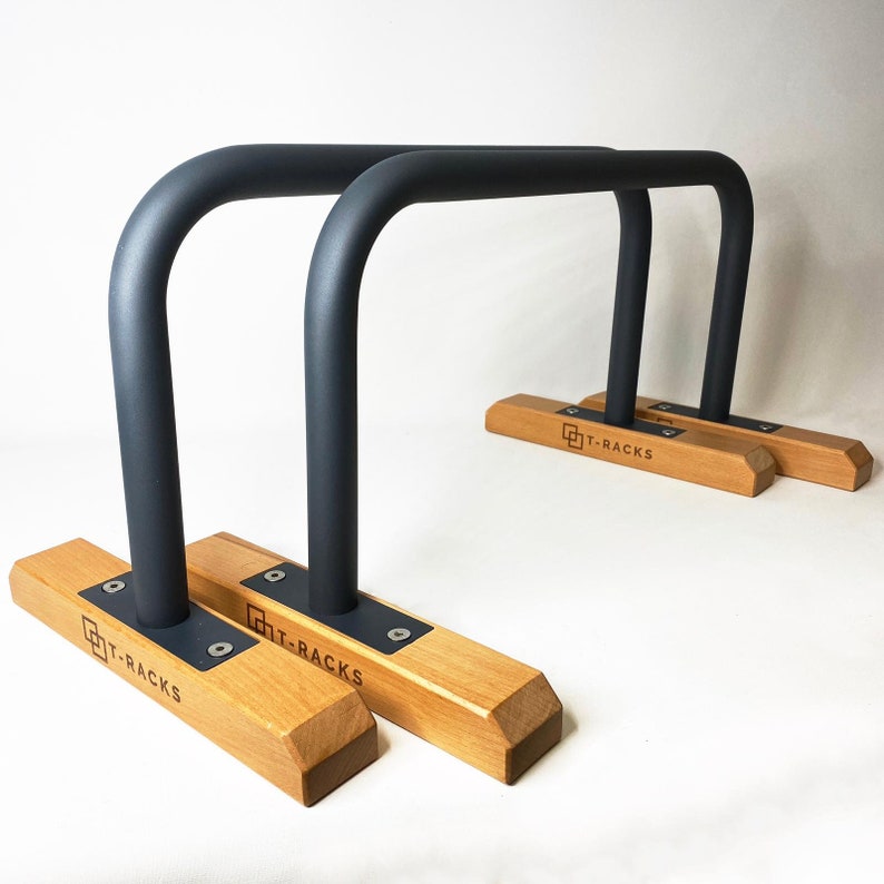 Parallette 35 Parallel Bars Handstand Push up Dips Home Fitness Calisthenics Crossfit Gymnastic