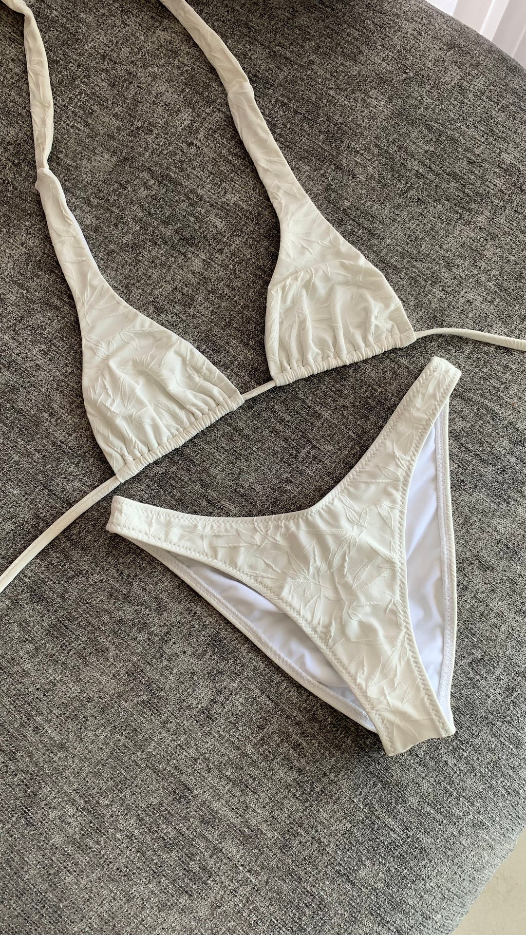 White Bikini Set for Women - Etsy