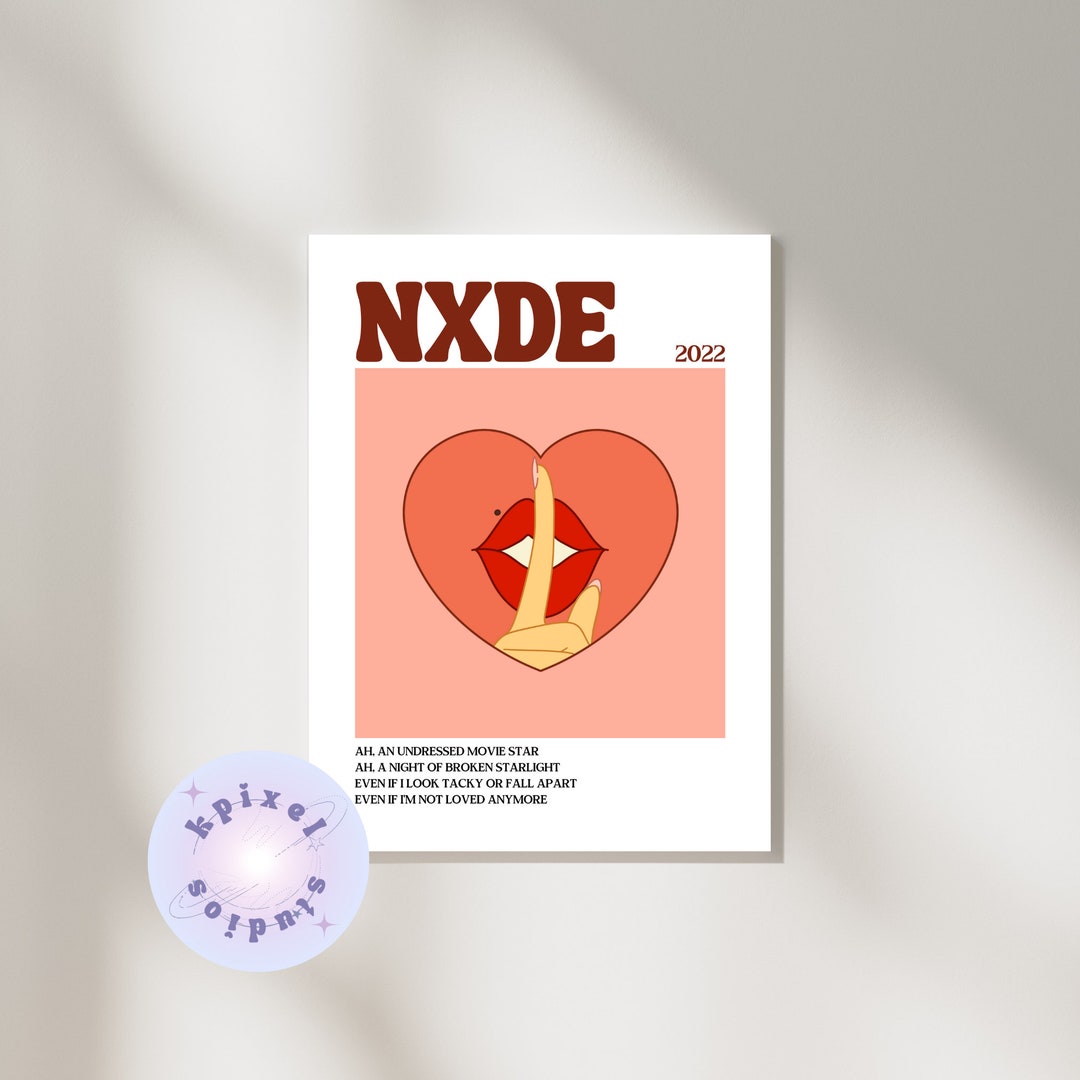 GI-DLE nxde Print Digital Download, Trendy Wall Art, Minimalist Album ...