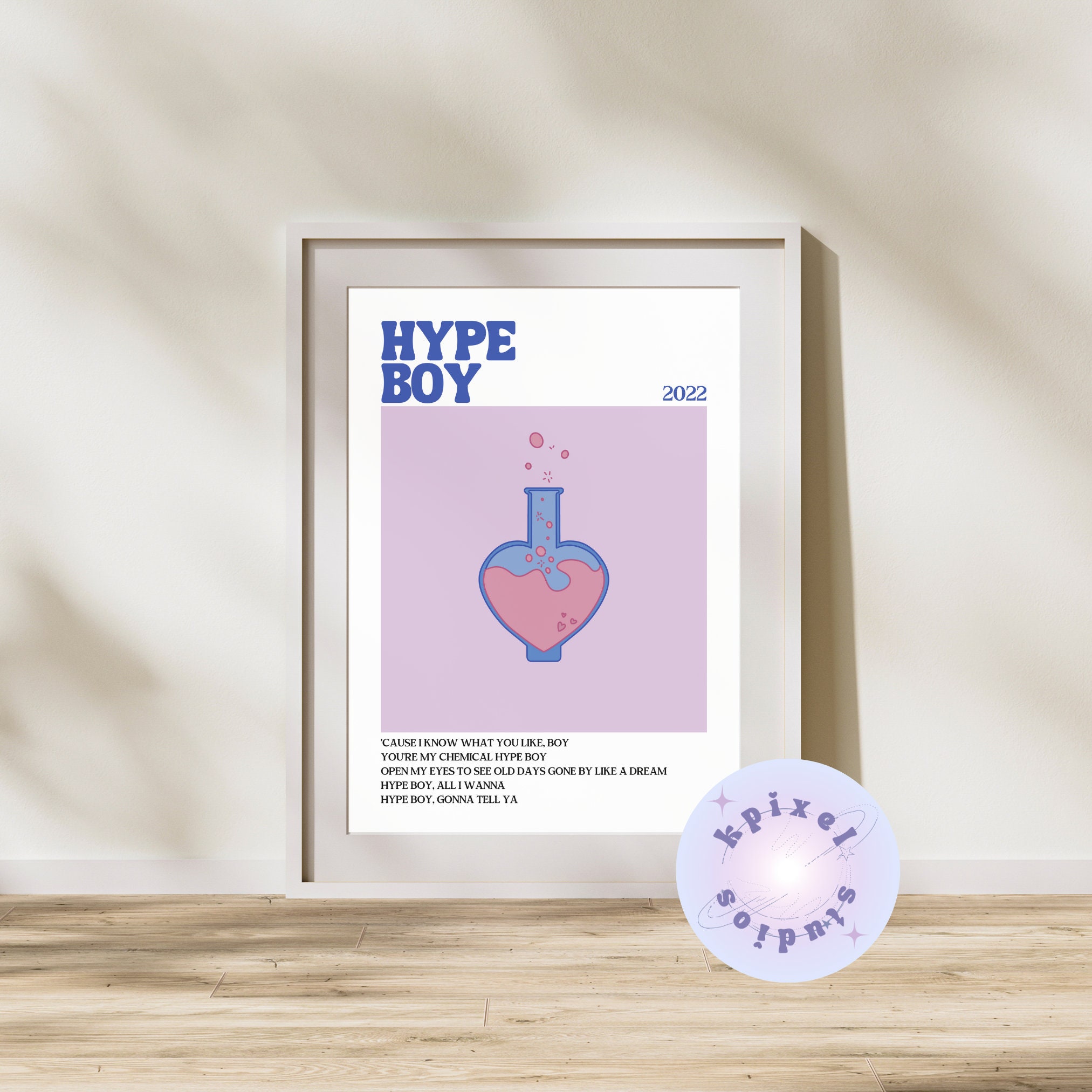 Hype Boy Music Album Poster NewJeans South Korean Girls Group Dormitory  Bedroom Wall Art Deco Poster Canvas Poster Bedroom Decor Sports Landscape  Office Room Decor Gift Frame Style : : Home 