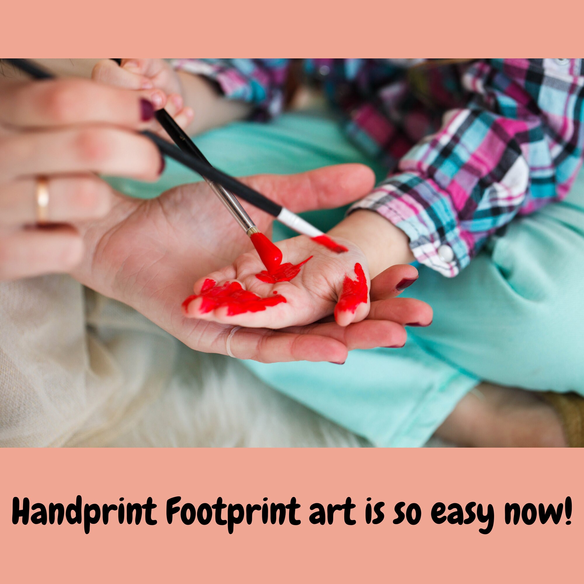 Printable Handprint and Footprint Art Perfect Baby Gift Adorable Baby Handprint Art and Baby