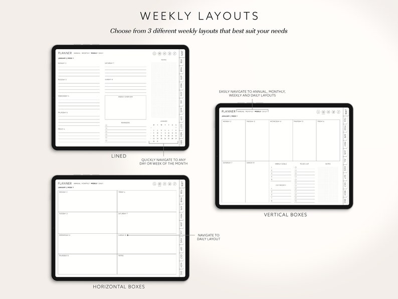 2023 Digital Planner Goodnotes Planner Notability Planner Etsy