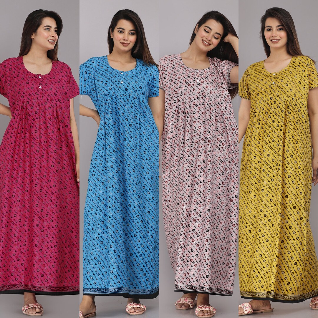 Nighties Nighty for Women Nightgowns Cotton Cotton Night Dresses Cotton