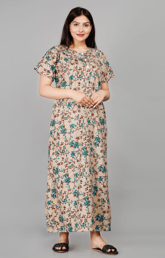 24 Wholesale Women Floral Design Mix Design Night Gown Size M - at -  wholesalesockdeals.com