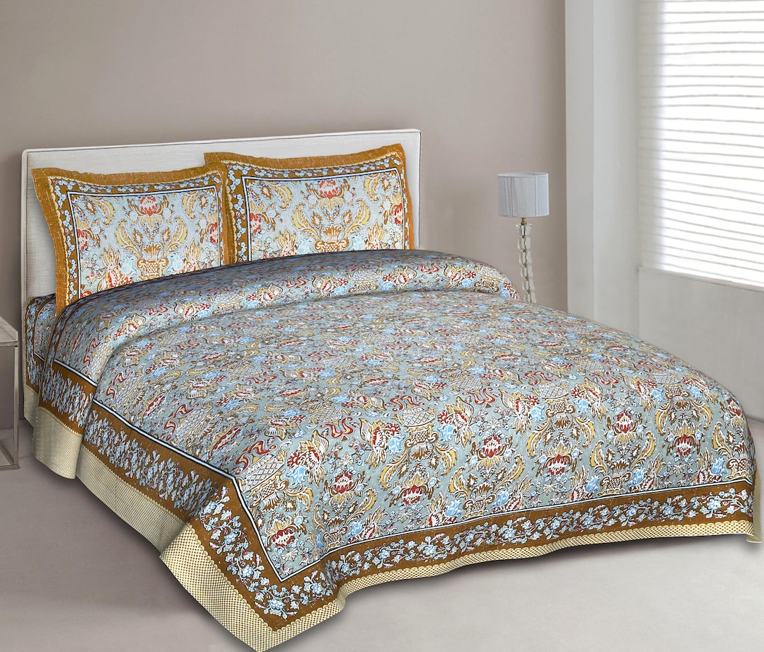 Bedsheets Set, Full Bed Frame, Full Sheet Set Floral, Flat Sheet