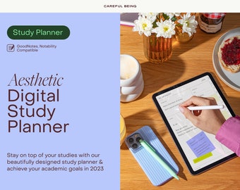 365 Day Daily Digital Planner, Semester At A Glance Planner, Yearly Students Notetaking Planner, Notability Assignment Planner for Student