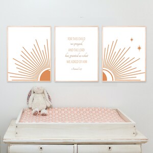 Nursery Bible Verse Wall Art: Set of 3 Prints (Digital Download)