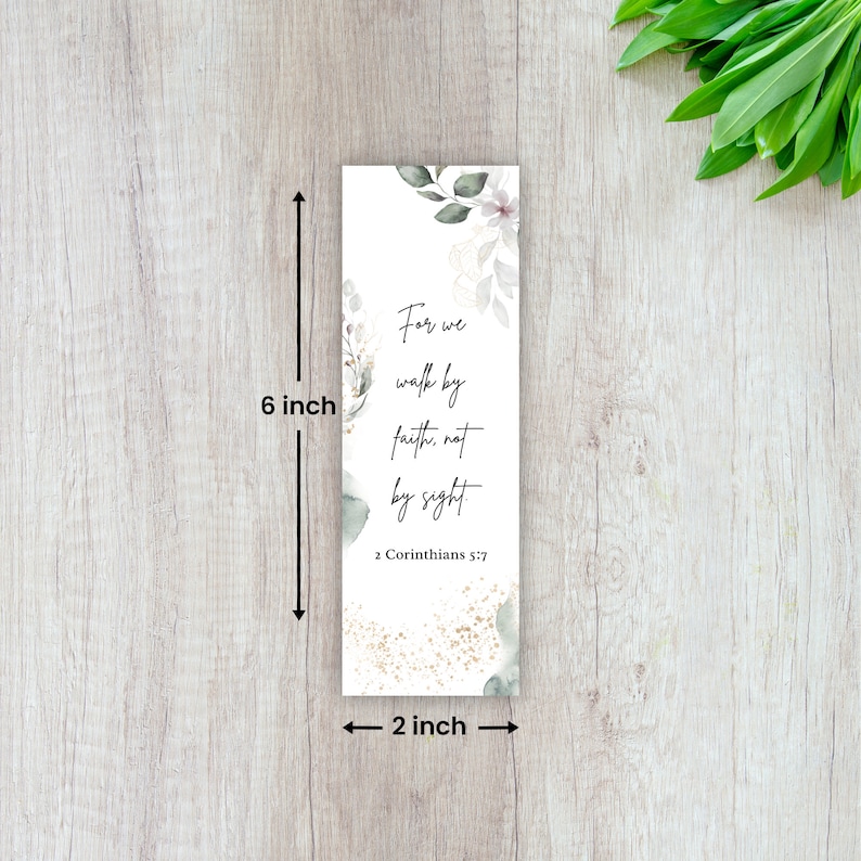 Printable Bible Verse Bookmark Set Digital Bookmark Bundle Scripture