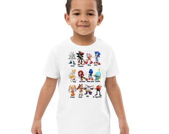 Sonic All-Star Organic cotton kids t-shirt