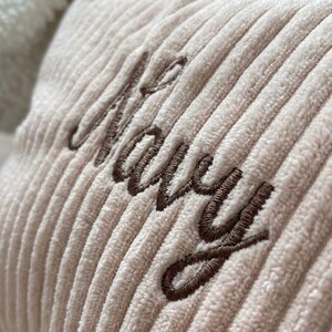 Kuschelkissen Elefant, Kissen mit Namen, Geschenkkkissen, Kuschelkissen Schlafelefant Personalisiertes Elefanten, Baby Geschenk image 7