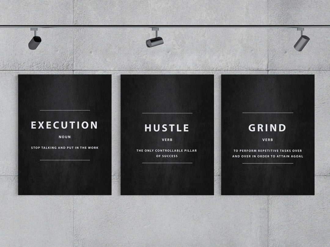 Hustle, Execution, Grind Definition, Motivational Quotes, Motivational ...