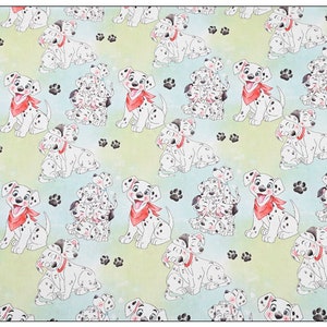 Disney 101 Dalmatians Fabric Cartoon Fabric Cotton Fabric By The  Half Yard