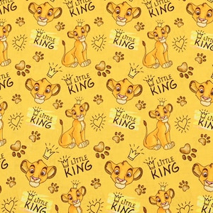 Disney Lion King Fabric Lion Simba Mufasa Fabric Cartoon Fabric Cotton Fabric By The Half Yard