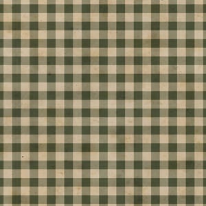Beige ginghamtyg Vintagerutigt tyg Bomullstyg, halvmeter