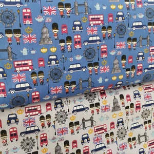 London City Fabric Royal Guards Fabric Cartoon Fabric Cotton Fabric By The  Half Meter