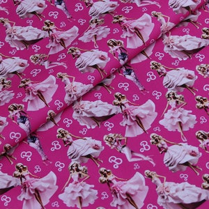 Barbie cotton fabric deals