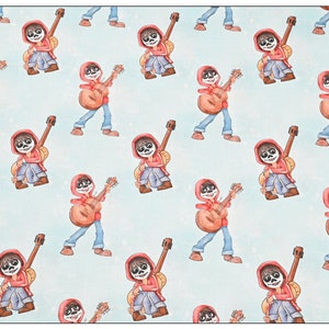 Disney Coco Fabric Cartoon Fabric Cotton Fabric By The Half Yard