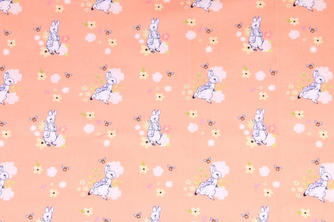Peter Rabbit Fabric Cute Bunny Fabric Cartoon Fabric Cotton Fabric by