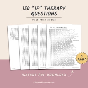 If Therapy Questions, What If Questions, Therapy Questions, Counseling Questions, Therapy Questionnaire, Therapy Tools, Therapy Notes