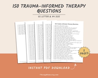 150 questions sur la thérapie tenant compte des traumatismes : ressource pour thérapeute (téléchargement numérique)