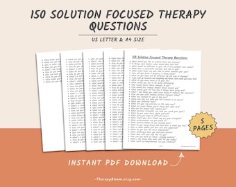 Questions thérapeutiques axées sur les solutions : outils de counseling (PDF imprimable)