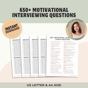Perguntas para entrevista motivacional: Guia de terapia (PDF)