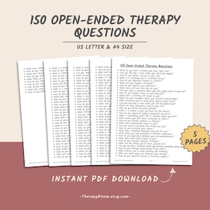 Open Ended Therapy Questions, Counseling Questions, Therapy Questions, Therapy Questionnaire, Therapy Tools, Therapy Notes, Counseling Notes