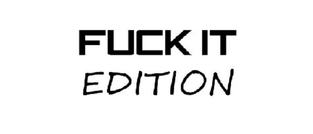 Fuck-it Edition Emblème Badge Décalcomanie Autocollants Décoration Véhicule Acce Fuck-it Edition Emblème Badge Décalcomanie Autocollants Décoration Véhicule Acce