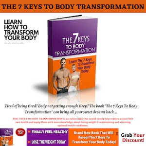 Body transformation guide | weight loss book | weight loss guide  | fitness ebook |  | fat loss guide | loss weight book | fitness guide